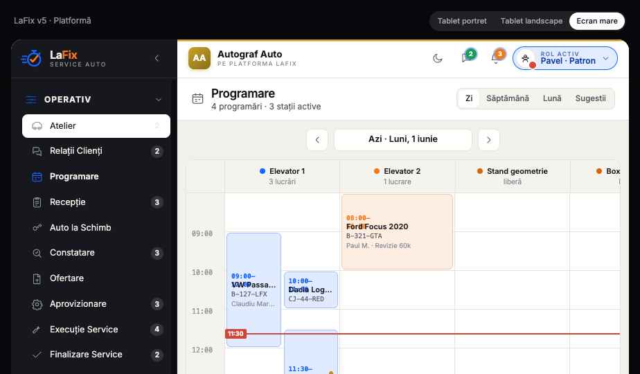 Programare calendar